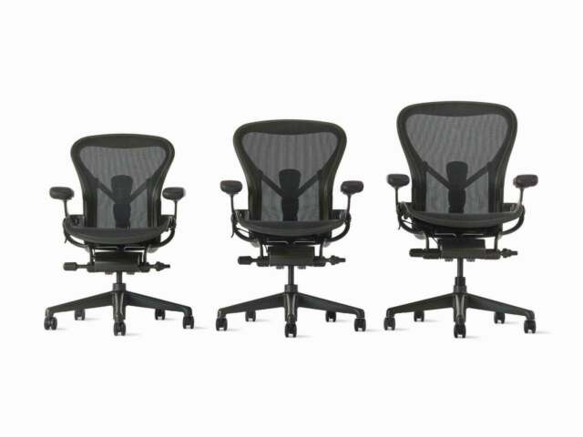 Herman Miller Aeron Chair Three Sizes
