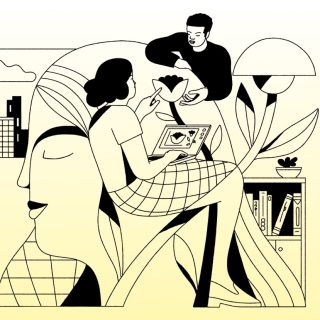 Mk design with impact illustration wellbeing