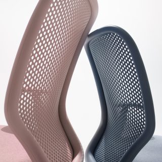 Knoll newson task chair rounded shape