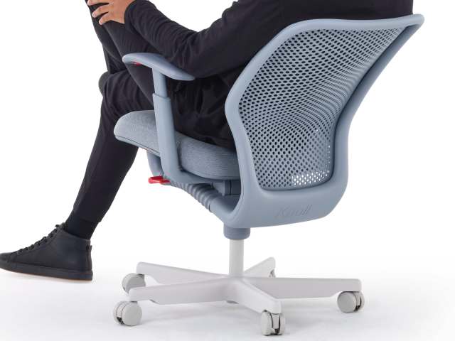 Knoll newson task chair elastomeric honeycomb back