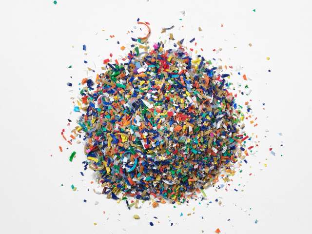 Ocean bound plastic pelletized