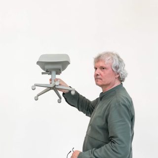 Zeph chair design story burkhard scale model