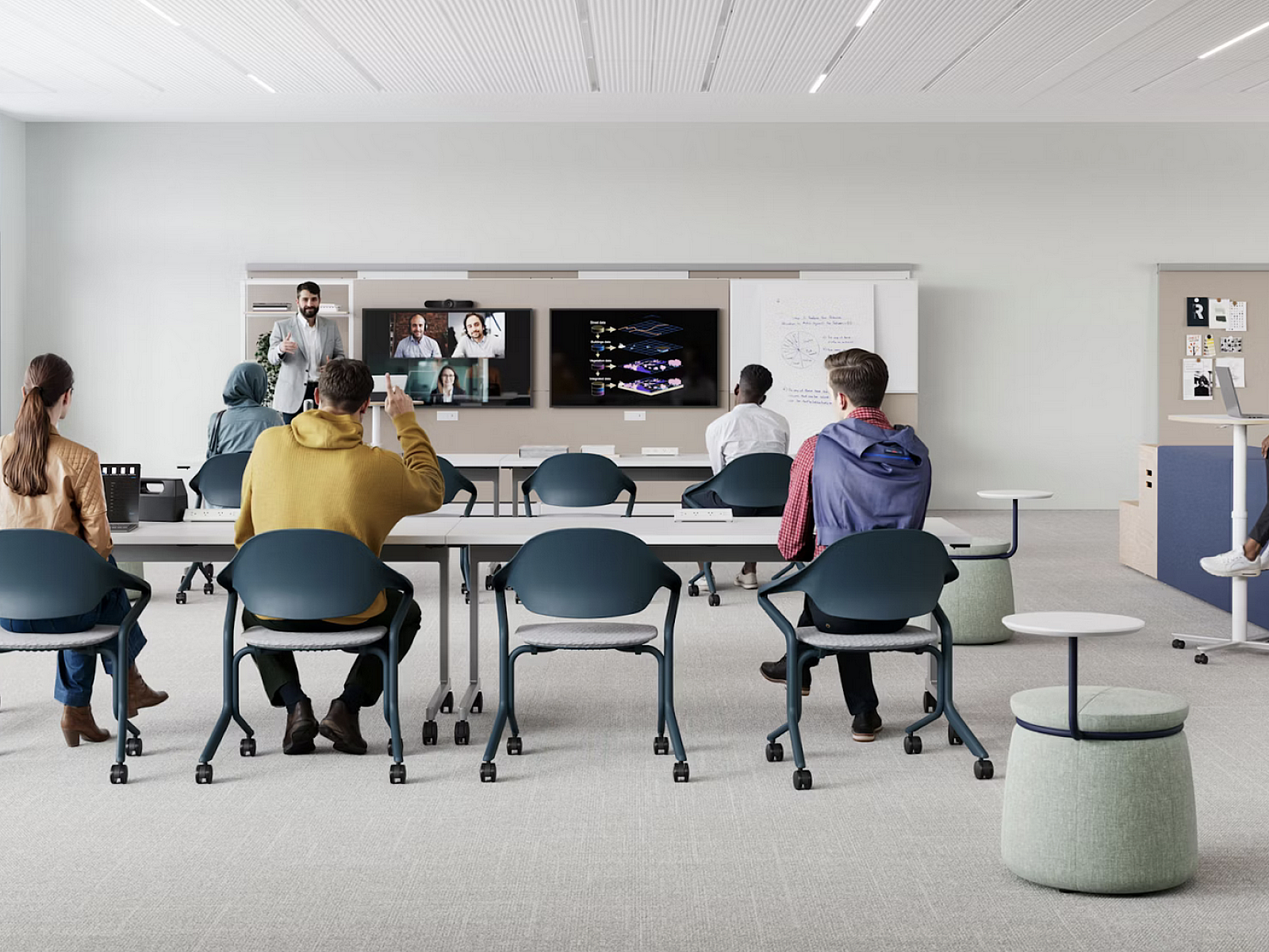 Miller Knoll Higher Ed Classroom