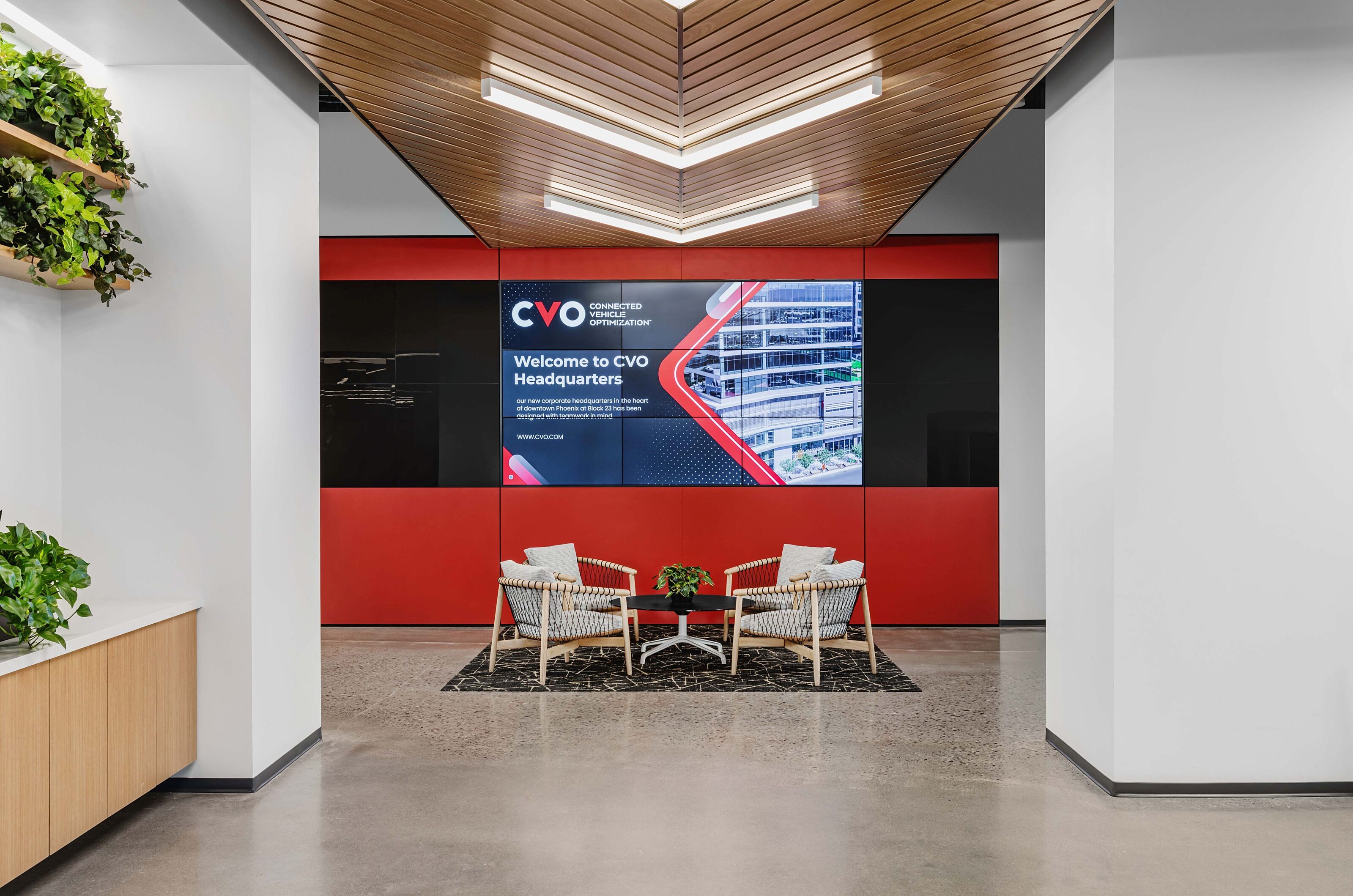 CVO Corporate Office Reception Seating | Phoenix, AZ
