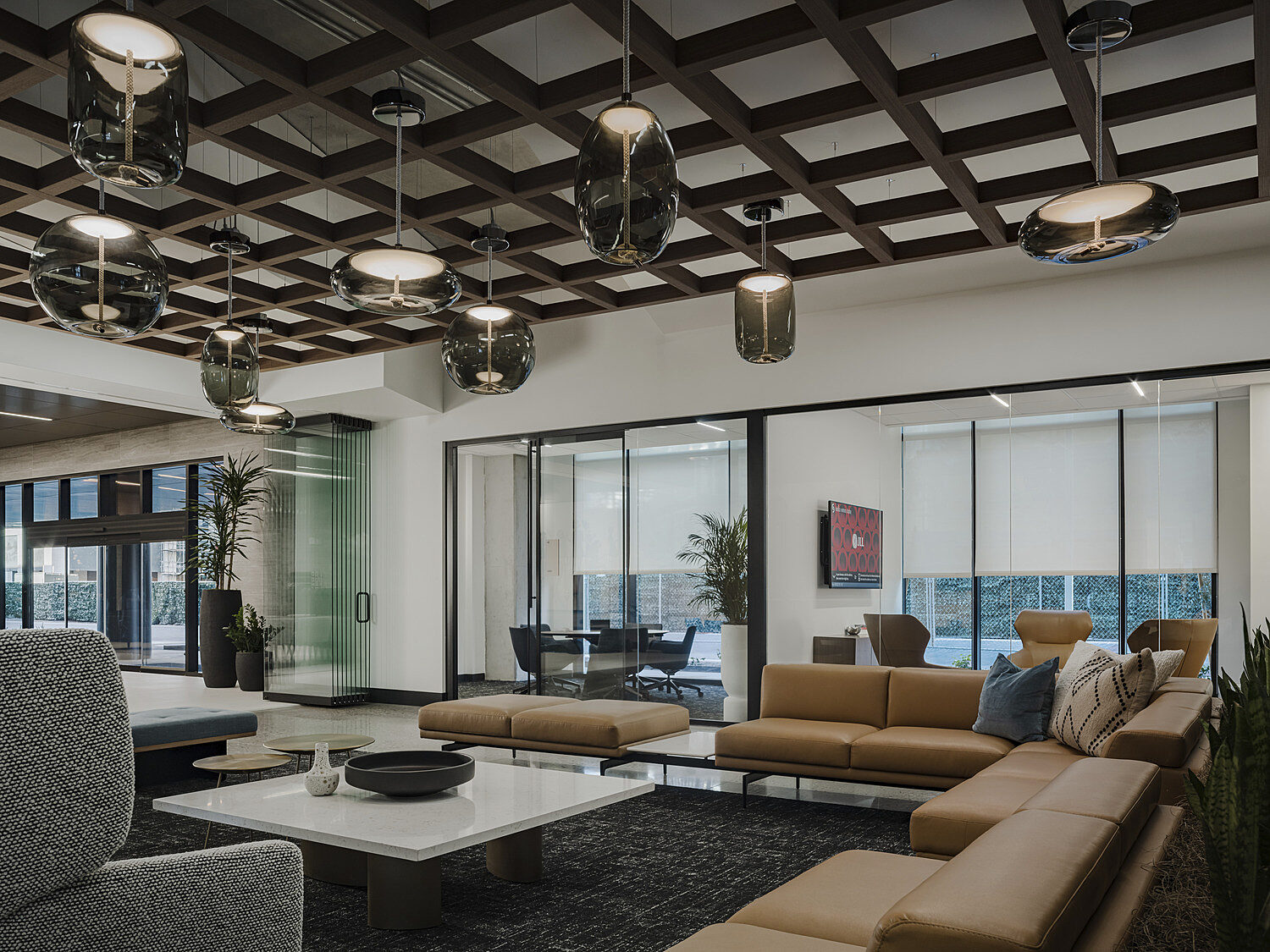 JLL at the Grove | Collaborative Seating Area | Corporate Office | Phoenix, AZ