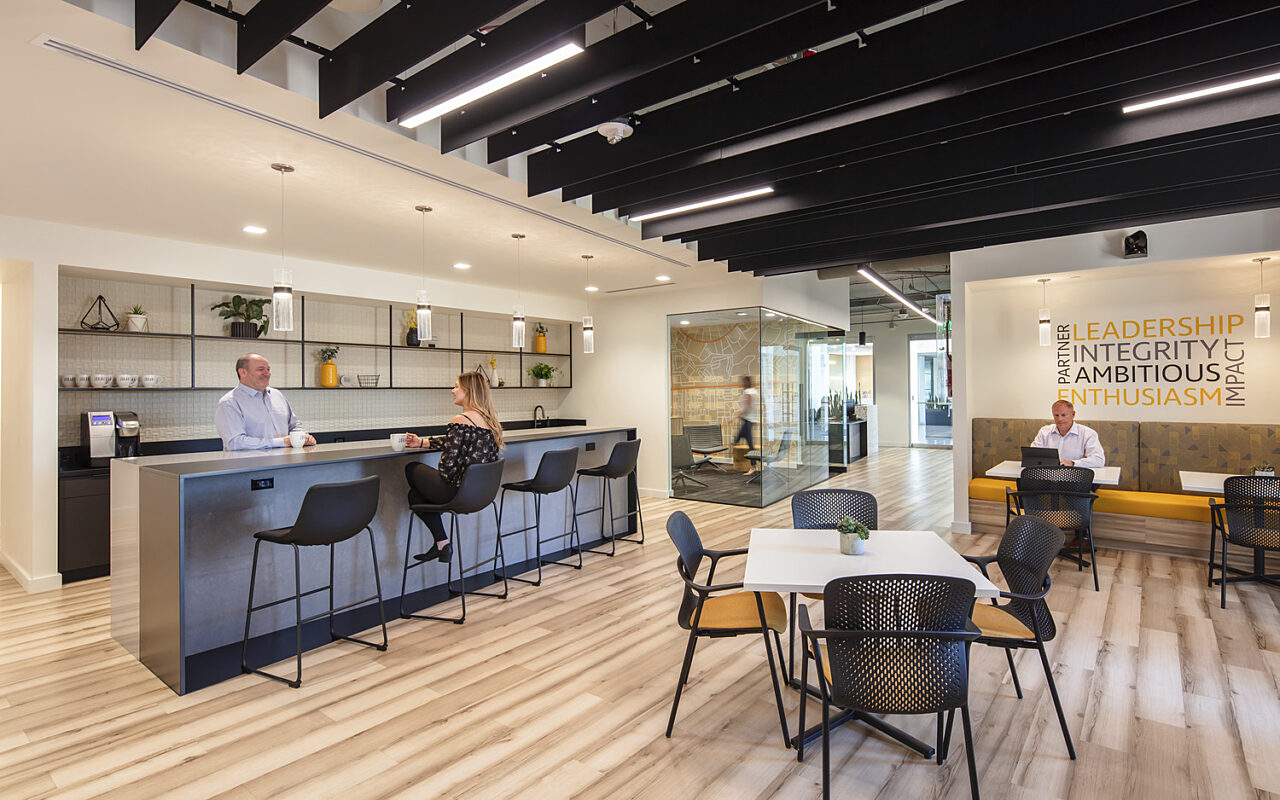 Jokake Corporate Office | Breakroom | Collaborative Workspace | Phoenix, AZ