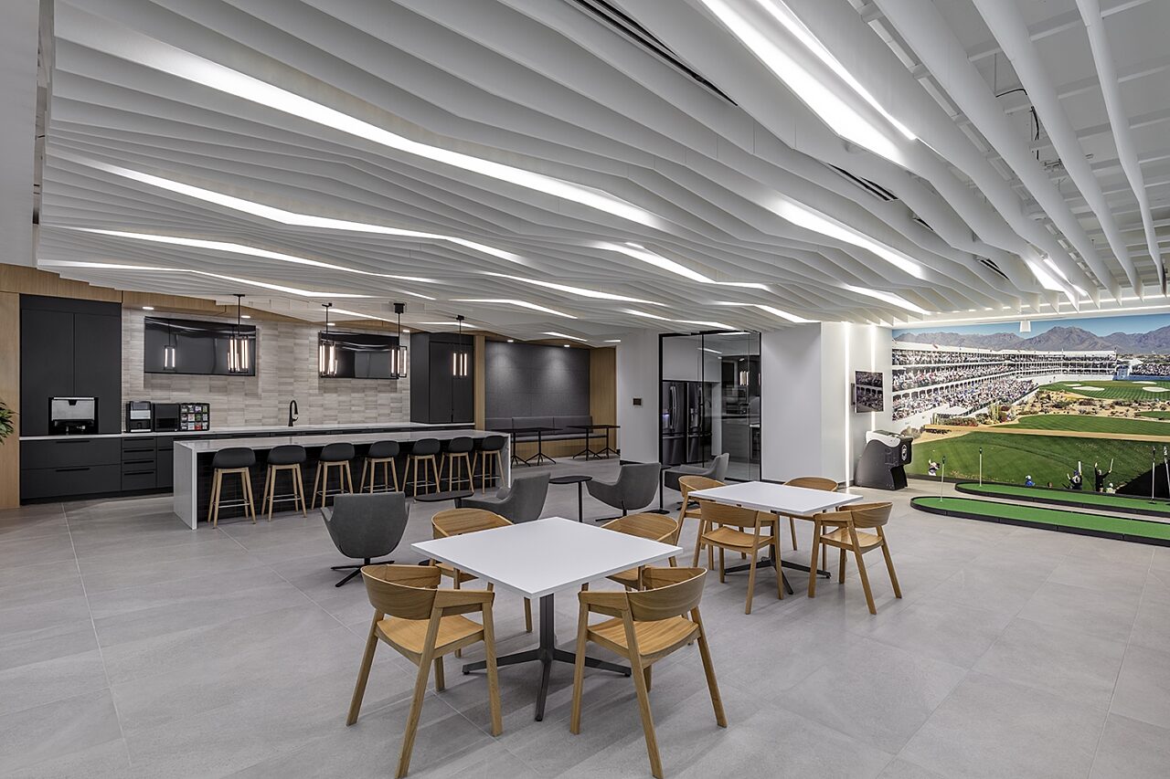 Newmark | Corporate Office Space | Breakroom, Conference Room, Collaborative Workspace | Phoenix, AZ