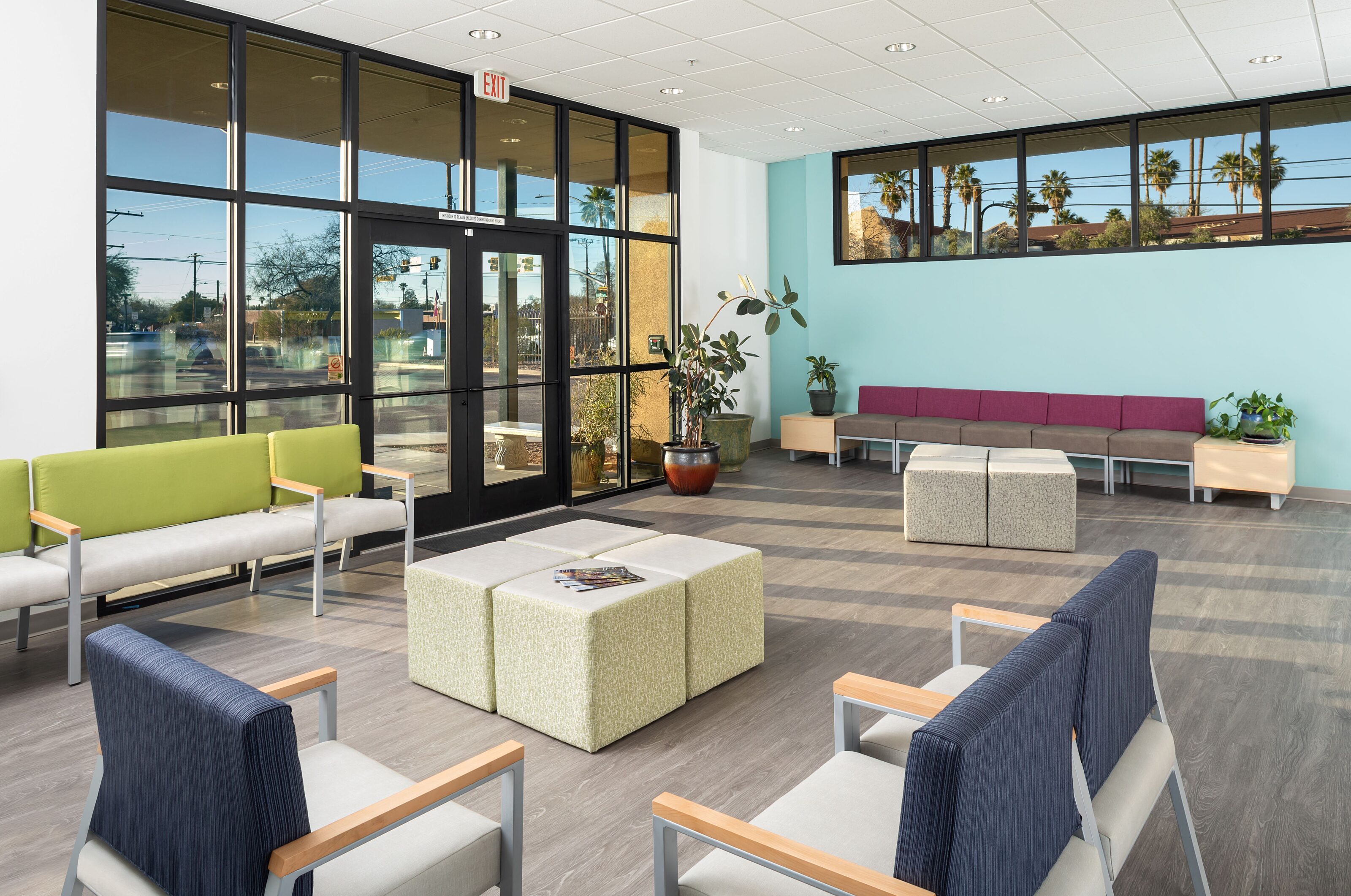 Our Family Services Leonard Banes Campus | Healthcare | Waiting Area, Reception, Lobby | Tucson, AZ