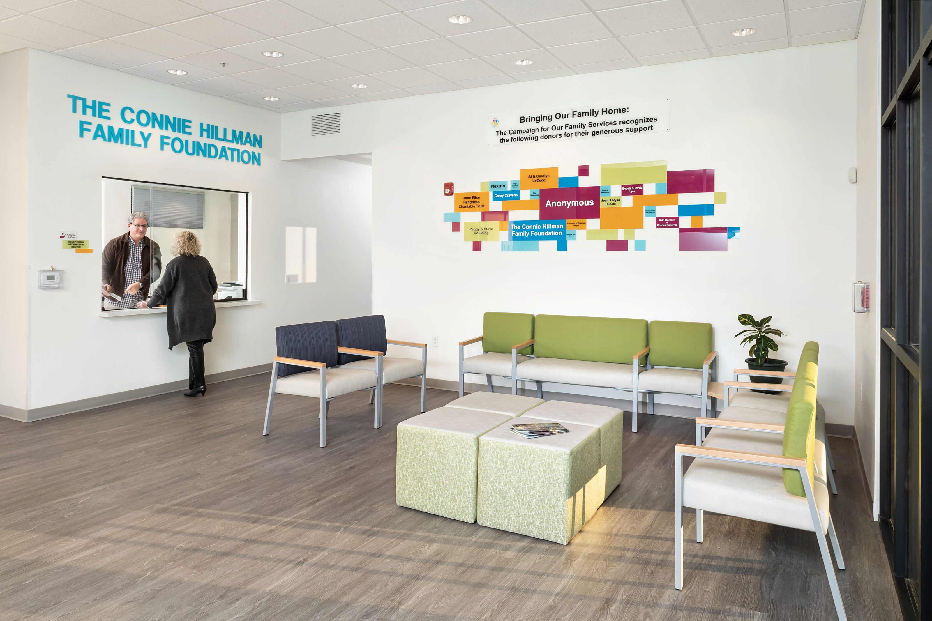 Our Family Services Leonard Banes Campus | Healthcare | Waiting Area, Reception, Lobby | Tucson, AZ