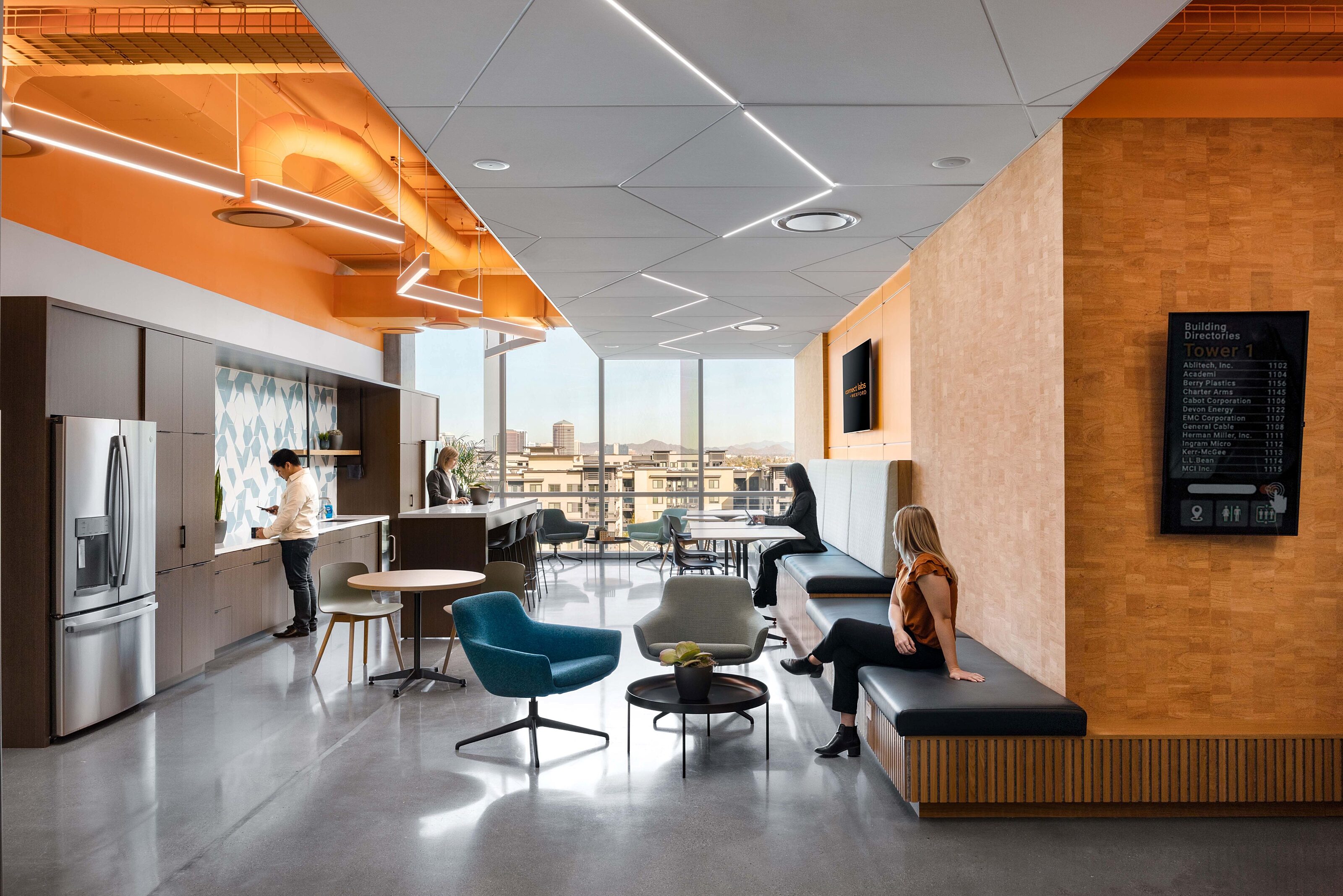 Wexford Phoenix Biomedical Campus | Higher Education | Breakroom, lunch room, kitchen space | Phoenix, AZ